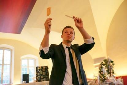Zersägter Löffel